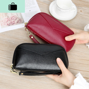 新款韩版时尚女士长款手拿包女大容量贝壳包拉链钱包手抓包手机包NEW LAKE女手包