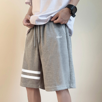 [1折价39.9元,叠加优惠券]唐狮 | 男裤夏季薄款印花宽松休闲短裤短裤男夏季休闲裤裤子休闲裤男