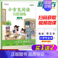 语文 六年级上 [正版]新版新东方小古文阅读分层训练六年级小学插图注释提高阅读能力新东方优学练常考知识清单难题详解祥