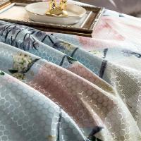 家柏饰(CORATED)可水洗折叠冰丝凉席三件套大版花1.8m2.0床1.5米夏季机洗2026新款