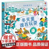 冬天里谁在玩耍 奇妙发声书 英国尤斯伯恩出版公司 点读认知有声绘本0-3岁宝宝早教启蒙故事书低幼版宝宝益智玩具书接力出版