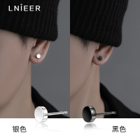 999纯银养耳洞耳钉男士潮流个性耳骨钉2025新单只耳环男耳饰送女朋友老婆情人节七夕生日礼物