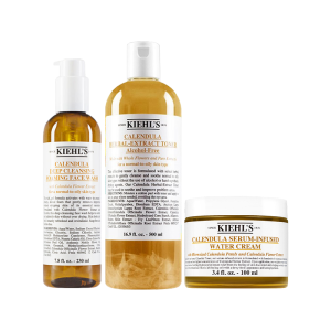 科颜氏(Kiehl's)金盏花三重美肤礼盒(洁面230ml+爽肤水500ml+面霜100ml)
