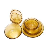 Pyrex餐具Shiny晶耀系列玻璃餐具10b件组 PX-SY10B/HP