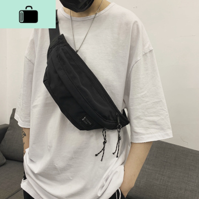 男士腰包单肩斜挎包潮牌小背包多功能小型轻便斜跨休闲运动胸包女NEWLAKE腰包男