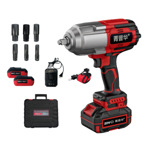 菁普华 充电式无刷锂电高扭力电动冲击扳手三档调速1/2