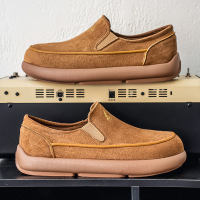 2026春季新款勃肯鞋舒适大码复古男士简约百搭轻便套脚休闲鞋