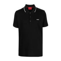 Hugo boss雨果波士POLO衫男透气舒适弹力易打理纯棉撞色修身