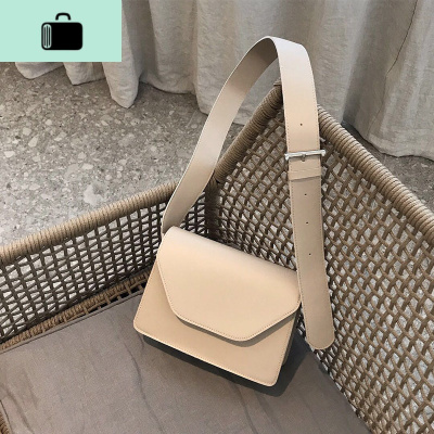 包包2020新款时尚百搭ins超火韩版pu小方包宽肩带单肩斜挎女小包NEW LAKE女斜挎包