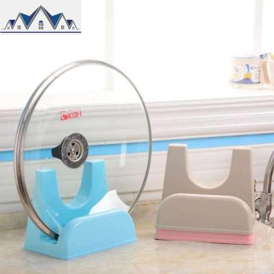 [大号]PP塑料厨房收纳多用坐式锅盖架厨房调料收纳架 三维工匠