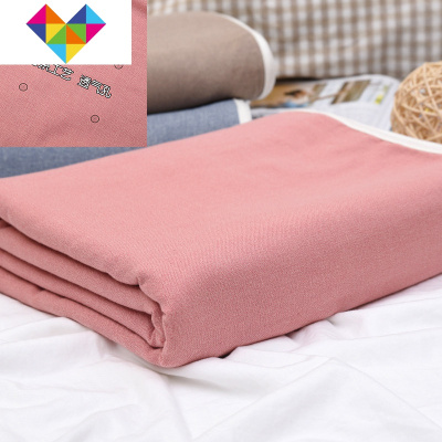 初生婴儿浴巾纱布家用超柔吸水儿童宝宝秋冬季款毛巾被子御蓝锦