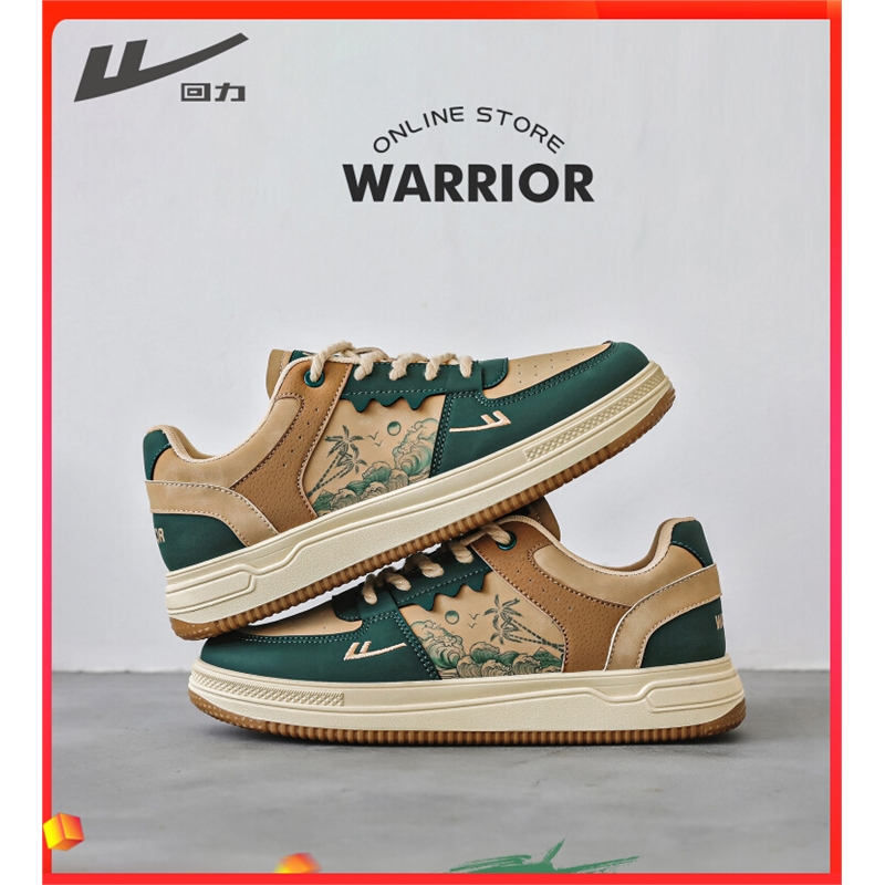 回力(warrior)板鞋男2022年新款透气休闲百搭腰果花男鞋潮流运动秋季