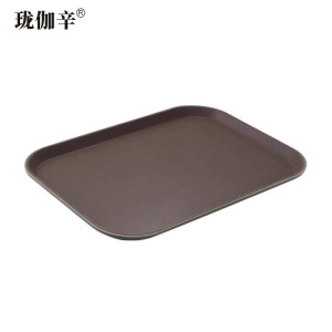 珑伽辛 钢化防滑托盘 方形35.5*25.5cm/个