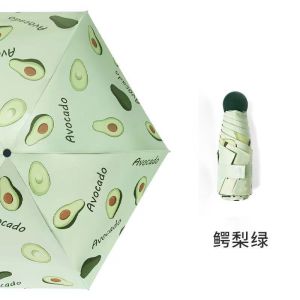 五折伞晴雨两用女太阳伞防紫外线胶囊伞折叠迷你雨伞