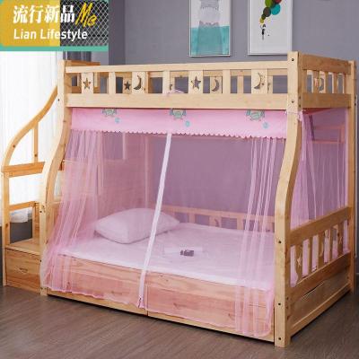 子母床蚊帐双层上下铺高低梯形床1.2m1.5米儿童0.9家用1.35米 三维工匠