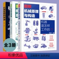 [正版]全3册 机器是怎样工作的+怎么制造出来的+机械发明的故事 图解机械原理制造原理与构造10-18岁大中小学生课外