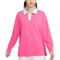 NIKE耐克长袖T恤运动休闲舒适针织女装POLO衫FZ6534-684 D