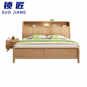 锁匠 简约实木床