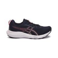 ASICS跑步鞋男缓震透气耐磨舒适深色系红色细节网面结构轻便型
