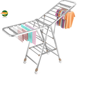 鹍翔不锈钢落地展翼晾衣架180CM/个