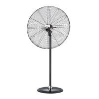 艾美特工业落地扇工厂工程强力金属铁叶大风扇车间750落地牛角扇