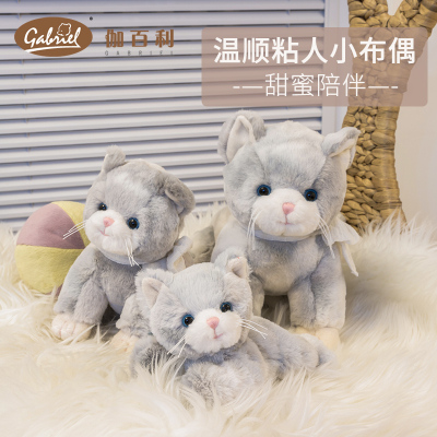 伽百利/Gabriel正版专柜毛绒玩具陪伴安抚睡觉抱枕可爱小猫咪布偶趴趴猫抱枕节日送女生日儿童礼物小布偶趴姿宝宝柔软玩偶