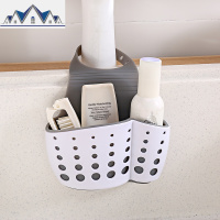 水龙头水塑料沥水篮收纳挂篮厨房小用品厨具置物架收纳架沥水架 三维工匠