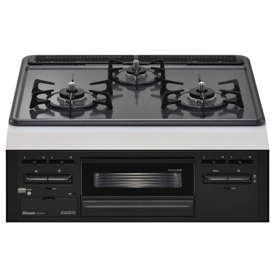 日本原装进口林内燃气灶Metal60(低配)嵌入式三眼灶煤气炉烤箱单面烤天然气RB32AM5H2SABW