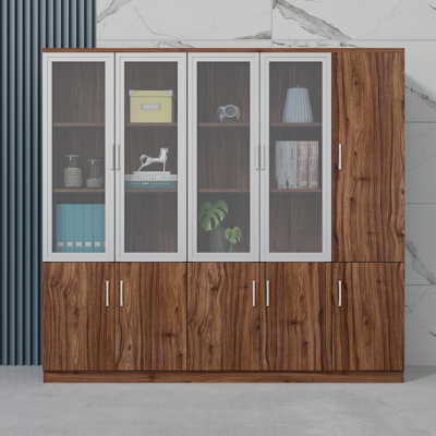 韶优 木质档案储物书柜5门 JBSG-1