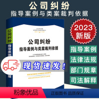 [正版]公司纠纷指导案例与类案裁判依据 人民法院民商事指导案例与类案裁判依据丛书 中国法制出版社