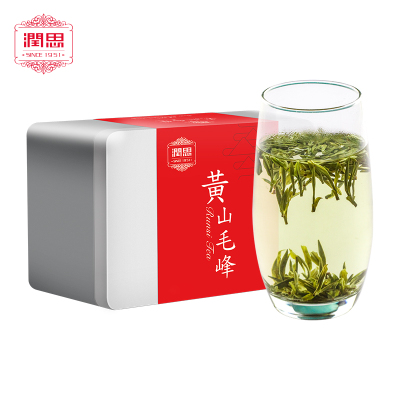 2021新茶上市-润思绿茶黄山毛峰明前春茶100g绿茶理条毛峰