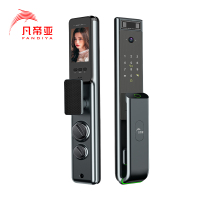 凡帝亚智能锁智能门锁FDY-M06远程解锁,视频对讲、电子猫眼、移动侦测、抓拍照片、全自动开锁和上锁