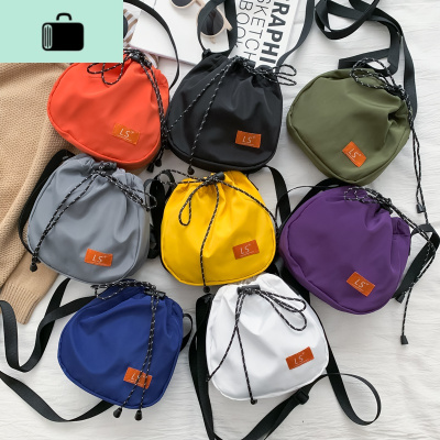 网红质感小包包女包 韩版新款洋气尼龙包女迷你百搭单肩斜挎包NEW LAKE女斜挎包