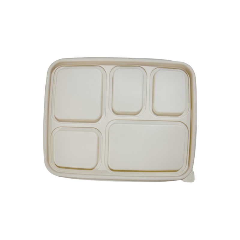 莘煊玉米淀粉五格餐盒1250ml 150套/箱