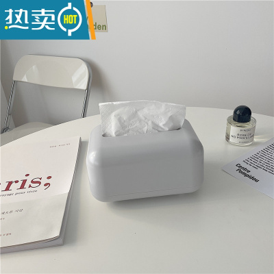 敬平*漂亮的小姨妈* 北欧ins风银色纸巾盒复古创意桌面纸巾收纳抽纸盒 灰色