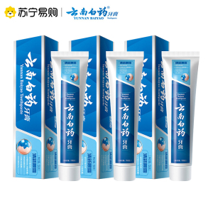 云南白药牙膏 清新晨露150g*3 清新晨露150g*3