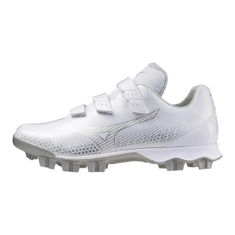 美津浓(Mizuno)男棒球鞋轻量透气环保材质3E宽楦285g限量绑带设计