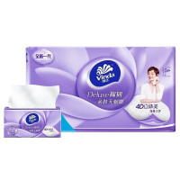维达纸巾 V2866 100抽3层维达棉韧系列抽取式纸面巾*12包 单位:提