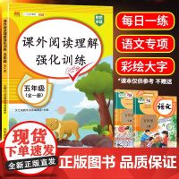 小学五年级阅读理解训练题人教版语文专项训练书课外阅读练习题强化训练5上册下册同步练习册每日一练课外书阶梯阅读100篇答题