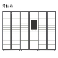 誉佳鑫智能快递柜小区快递自提柜派件柜室外寄存柜信报箱储物柜一主两副61格