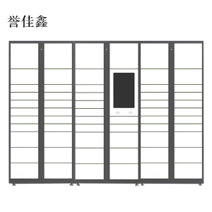 誉佳鑫智能快递柜小区快递自提柜派件柜室外寄存柜信报箱储物柜一主两副61格