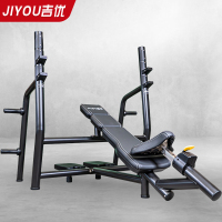 吉优JY-F69商用上斜卧推架举重床多功能健身器材不含杠铃片