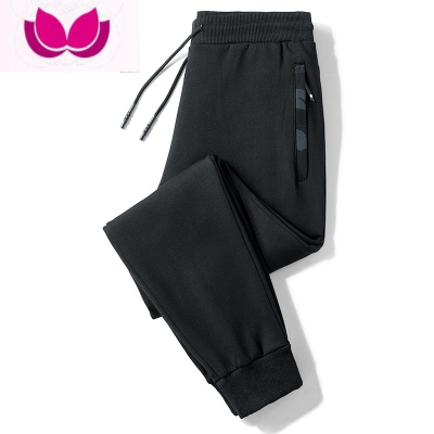 七斓运动裤男款宽松束脚夏季薄款休闲长裤男士加肥加大码卫裤