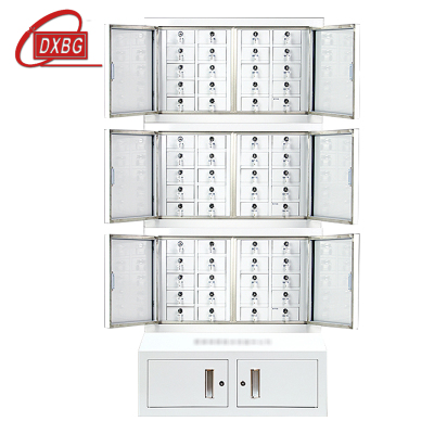 DXBG手机信号考场会议室专用手机柜电子产品存放柜寄存柜带锁组合款60格300*776*1775