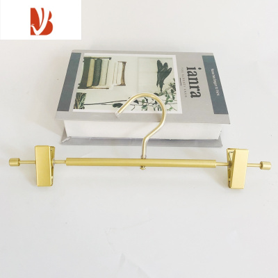 三维工匠铝合金裤架强力家用挂裙子衣架带夹子防炸褶晾晒jk金属裤夹