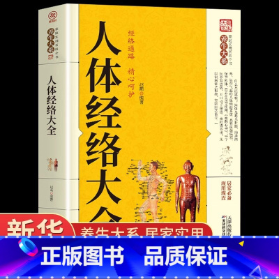 [正版]人体经络大全穴位图解手法经络穴位快速记忆全身经络书籍大全零基础入门学会手法筋络经络图册使用手册常见病中医养生畅