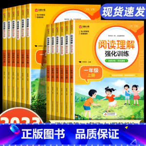 [全套2册]阅读理解+看拼音写词语 二年级上 [正版]阅读理解专项训练书人教版一年级二年级三年级上册下册四五六训练题课外