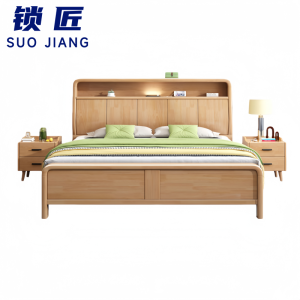 锁匠 简约实木床