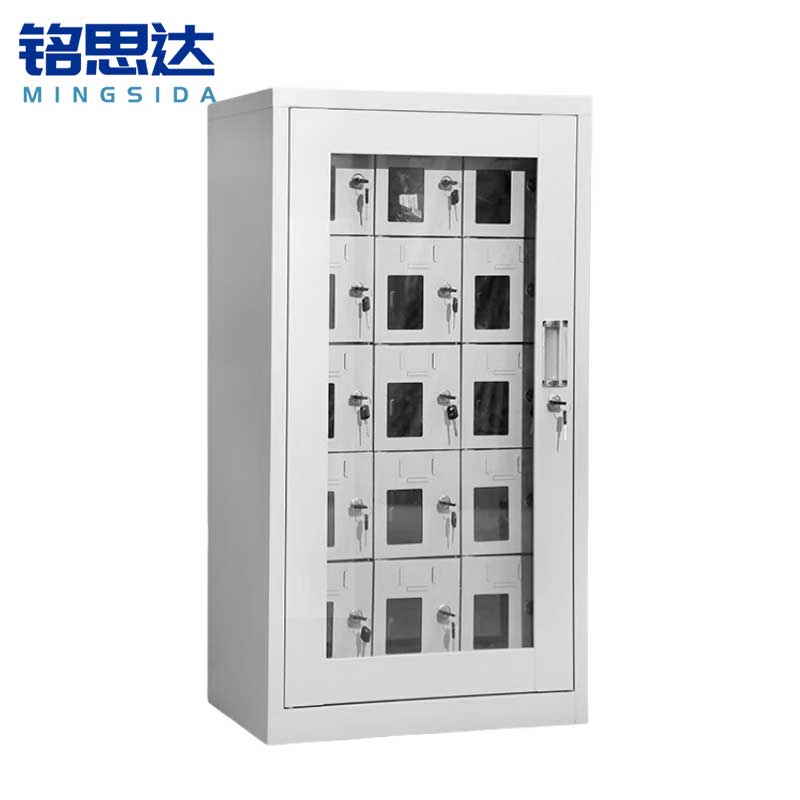 铭思达手机存放柜外玻款15门台