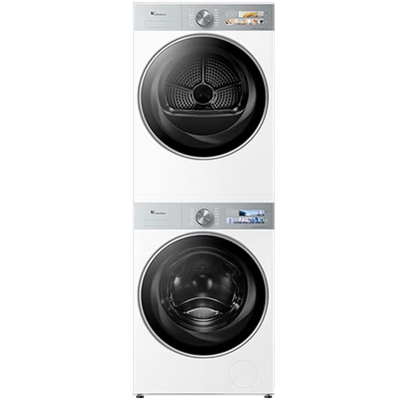 小天鹅全自动10kg极地白滚筒洗衣机1级能效节能前开式独立嵌入两用设计